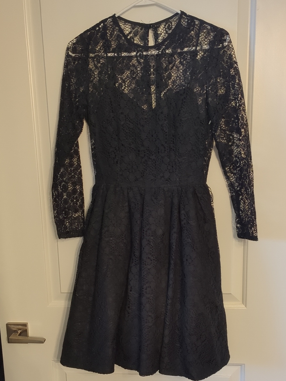 Vintage Black Lace Dress